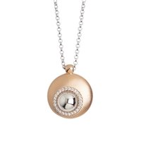 Halskette Boccadamo Dame Eclissi in Silber Zirconia GR796RS - GR796RS
